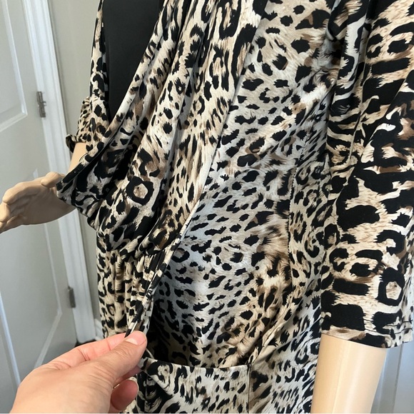 Papillon | Leopard prints cowl neck dress - Picture 3 of 10